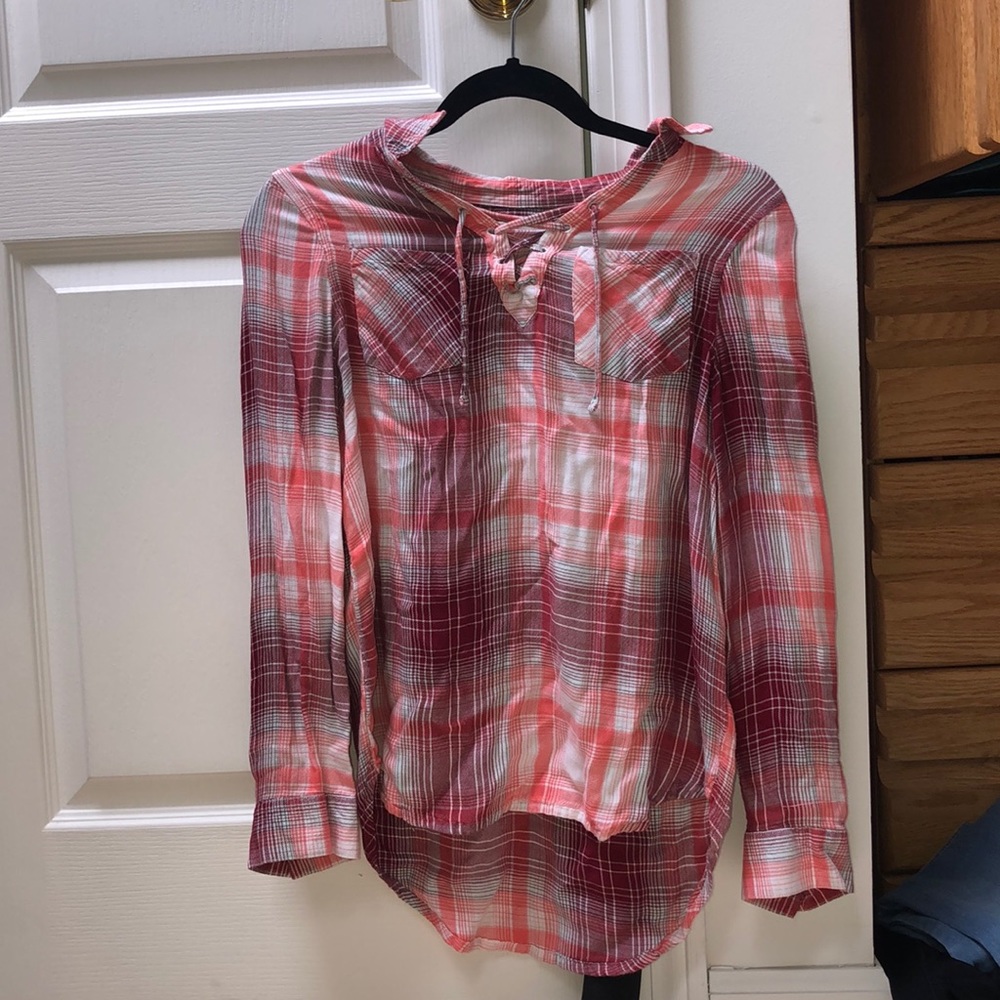 Plaid long sleeve